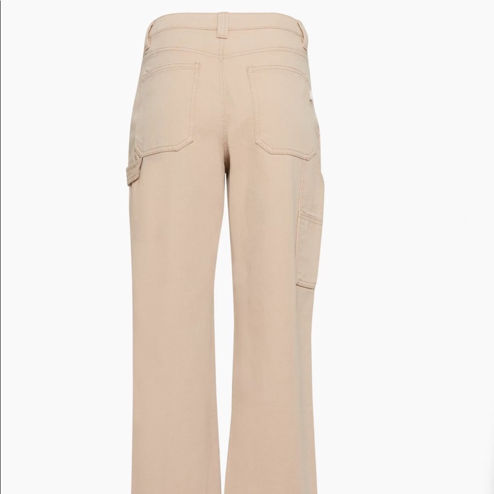TNA Aritzia Greenwich Pants in Fluent Taupe